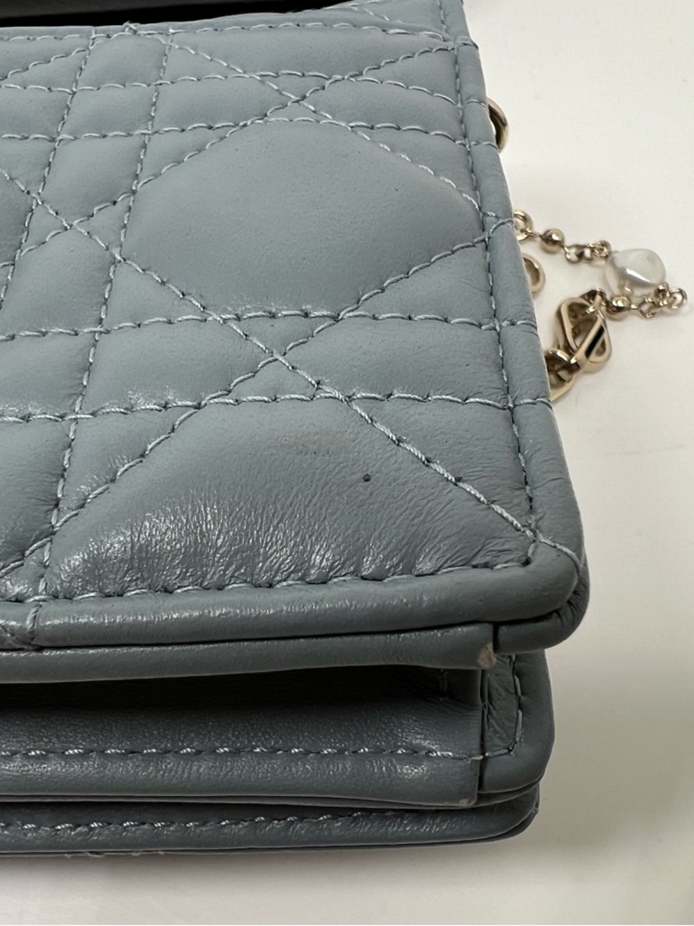 My Dior Mini Bag Cloud Blue Cannage Lambskin - Picture 6 of 15